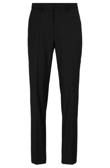 Byxor BOSS Wool Blend Formal Trousers Svart | 50479999, 0