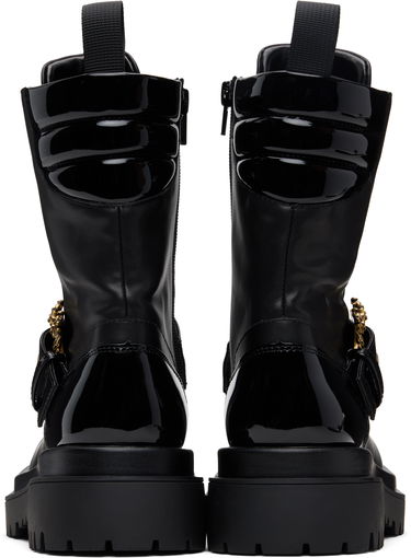 Sneakers och skor Versace Versace Jeans Couture Pin-Buckle Boots Svart | E79VA3S67_E71570, 1