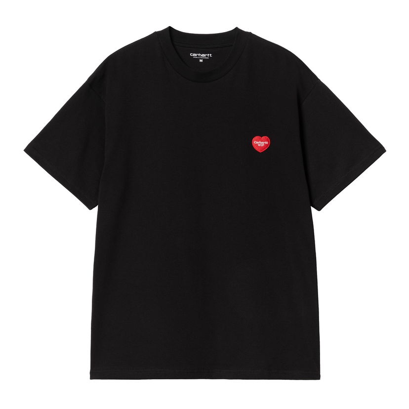 T-shirt Carhartt WIP Short Sleeve Heart II Hartt T-Shirt Svart | I035203_24