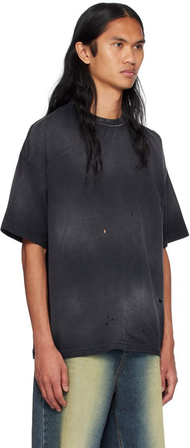 T-shirt We11done Distressed T-Shirt Svart | WD-TT2-24-742-U-BK, 1