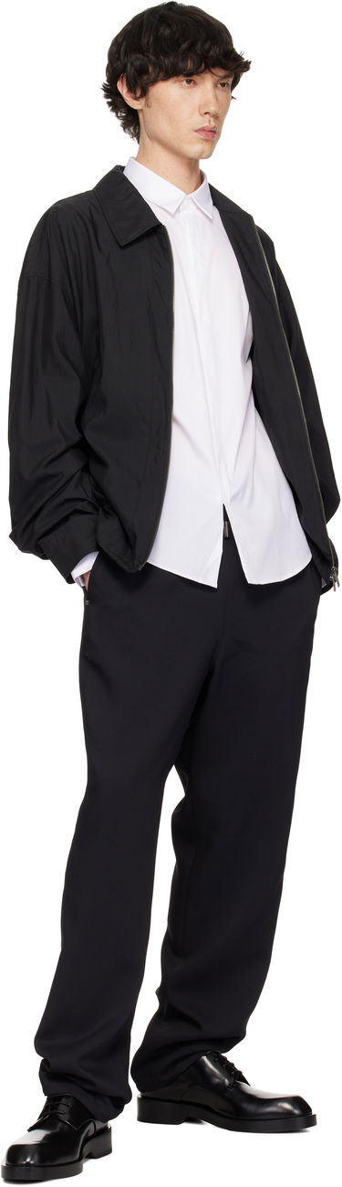 Skjorta WOOYOUNGMI WOOYOUNGMI Concealed Button Shirt Vit | W251DS01, 3