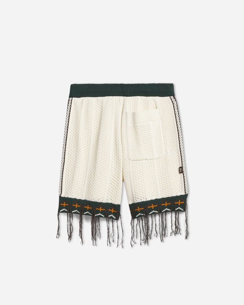 Shorts adidas Originals CLOT by Edison Chen Crochet Shorts Vit | JX6554