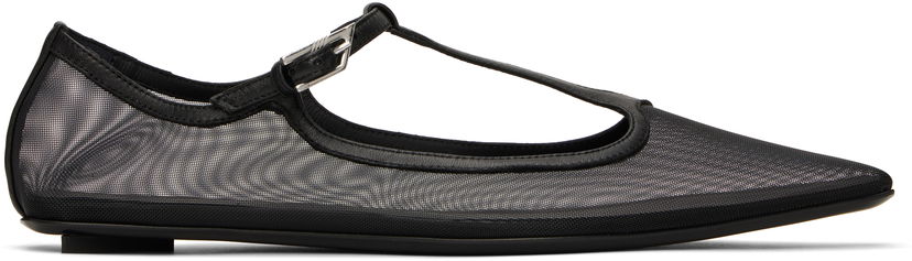 Klä The Attico Attico Juno Ballerina Flats Svart | 250WSH00858 PAA082AA