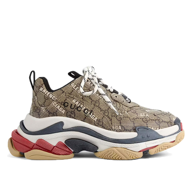 Sneakers och skor Balenciaga Gucci x Triple S "The Hacker Project" Brun | 681066ULZ10 9795, 0