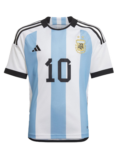 Jersey adidas Originals Argentina Boys' 2022-23 Messi Home Vit | HL8422