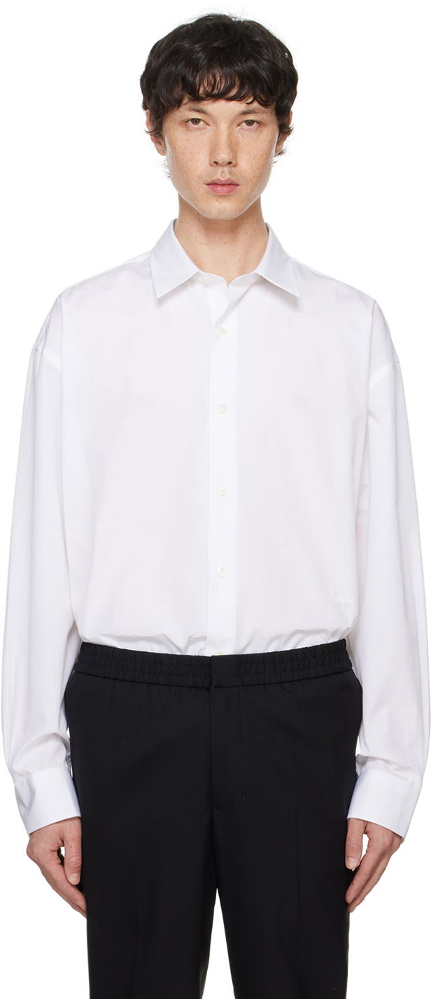 Skjorta AMI Shirt Boxy Fit Vit | USH176.CO0063