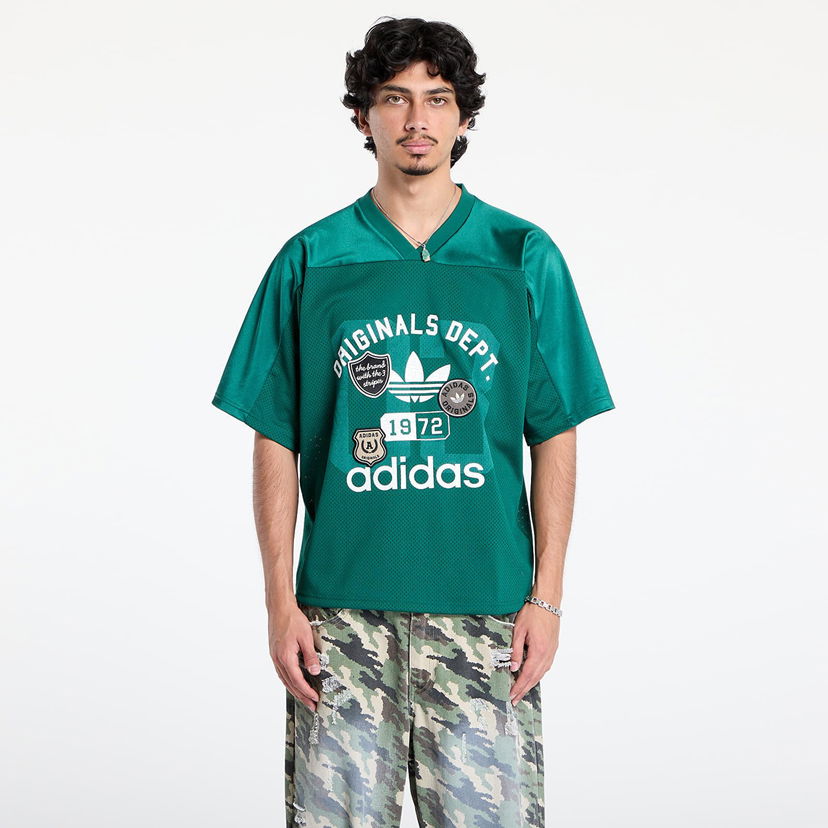 Jersey adidas Originals adidas Originals Dept. Graphic Mesh Jersey Grön | KD6251