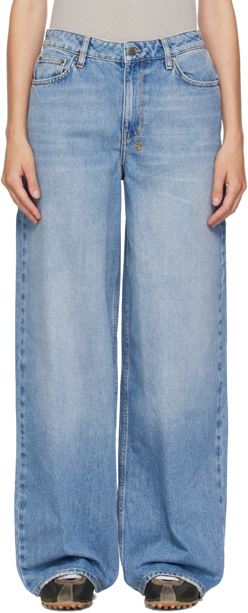 Jeans Ksubi Baggy Horizon Jeans Blå | WFA25DJ013