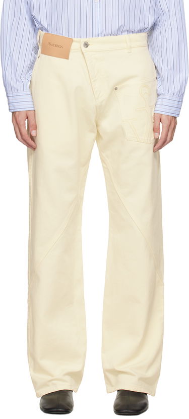 Jeans JW Anderson Twisted Workwear Jeans Gul | TR0405-PG1775, 0