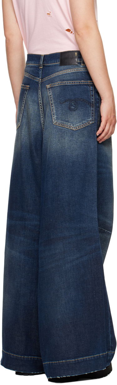 Jeans R13 R13 Jesse Wide Leg Jeans Blå | R13WD082 D144A, 2
