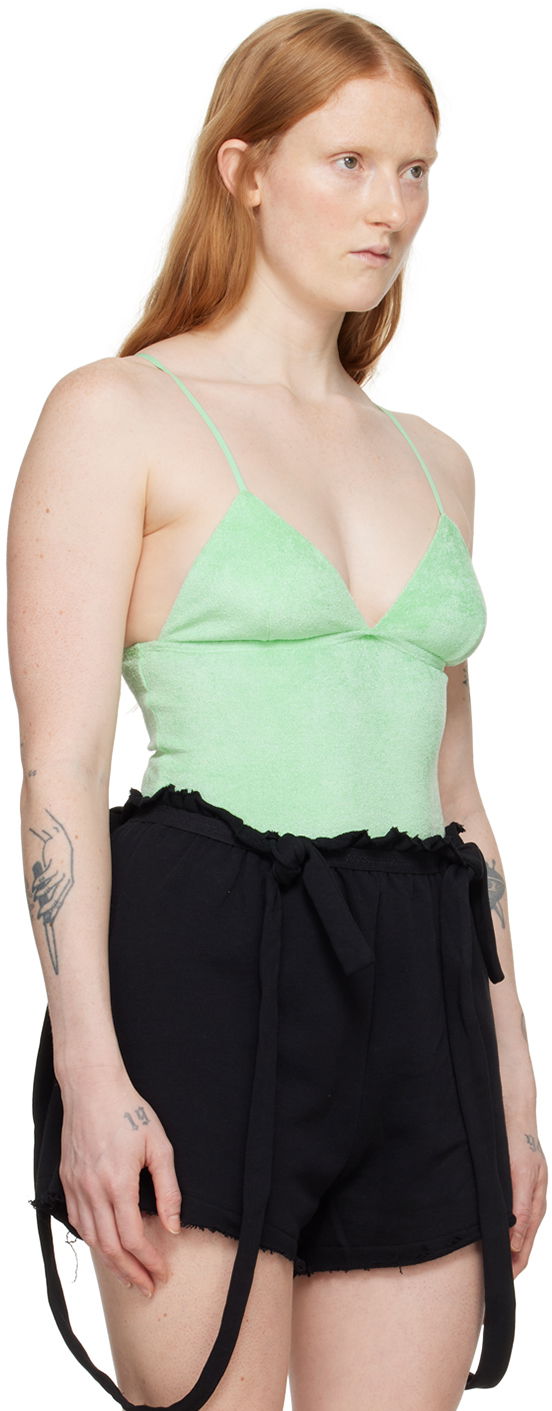 Kropp Baserange Scoop Neck Slim Fit Bodysuit Grön | ONMI-VE-SU24, 1