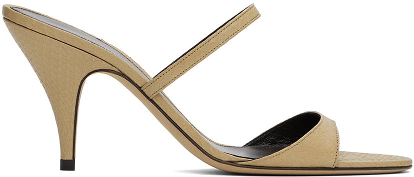 Tillbehör The Row The Row Vika Heeled Sandals Beige | F1548-E14