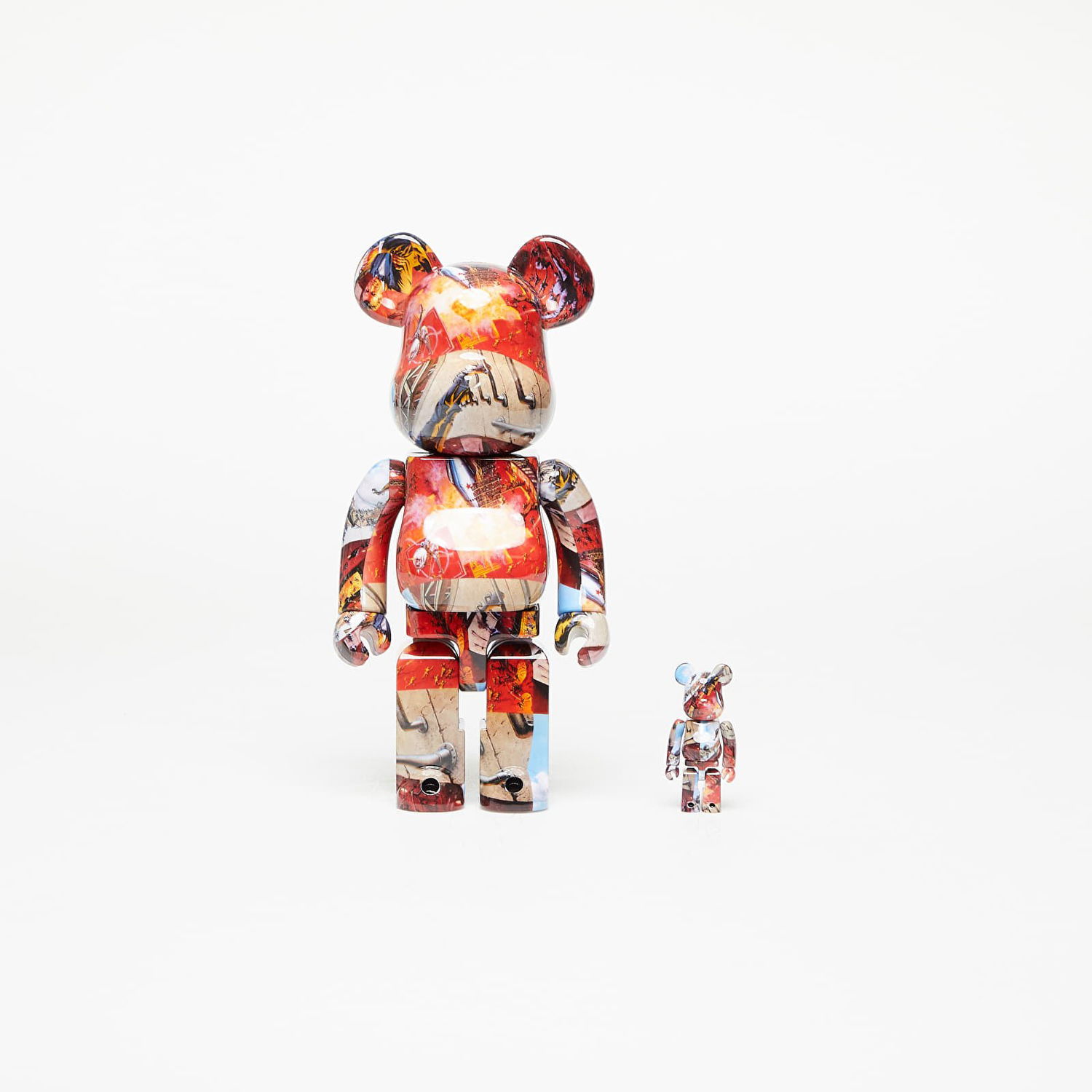 Samlarobjekt Medicom Toy BE@RBRICK 007 YOU ONLY LIVE TWICE 100% & 400% Set Röd | MT_0046, 0