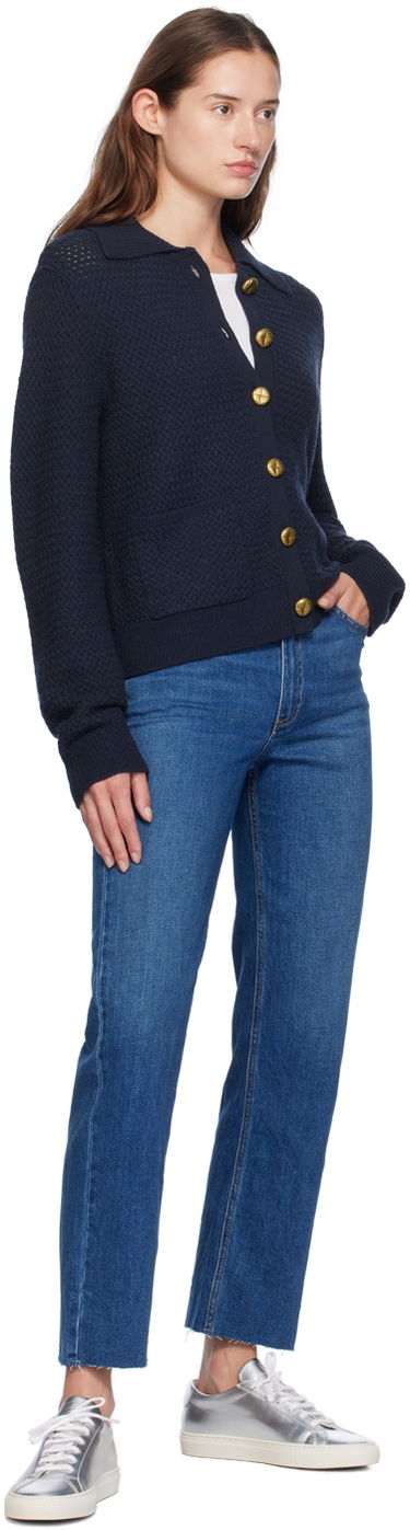 Jeans rag & bone Rag & Bone Harlow Ankle Straight-Leg Jeans Blå | WDD24F2934FFNO, 3