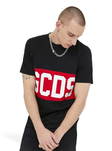 T-shirt GCDS Cotton Tee Svart | CC94M130146