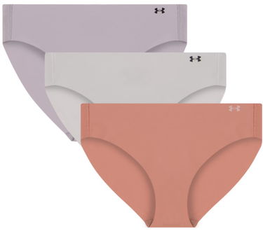 Trosor Under Armour Pure Stretch No Show Bikini Underwear - 3 Pack Flerfärgad | 1383897-696, 0