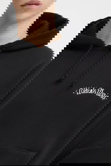 Sweatshirt WACKO MARIA Cotton Hoodie with Application Svart | 25FW.WMC.SS06, 3