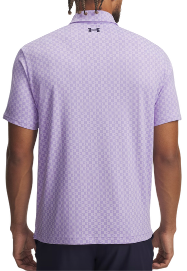 Polotröja Under Armour Playoff 3.0 Checked Printed Polo Purpur | 1378677-538, 1