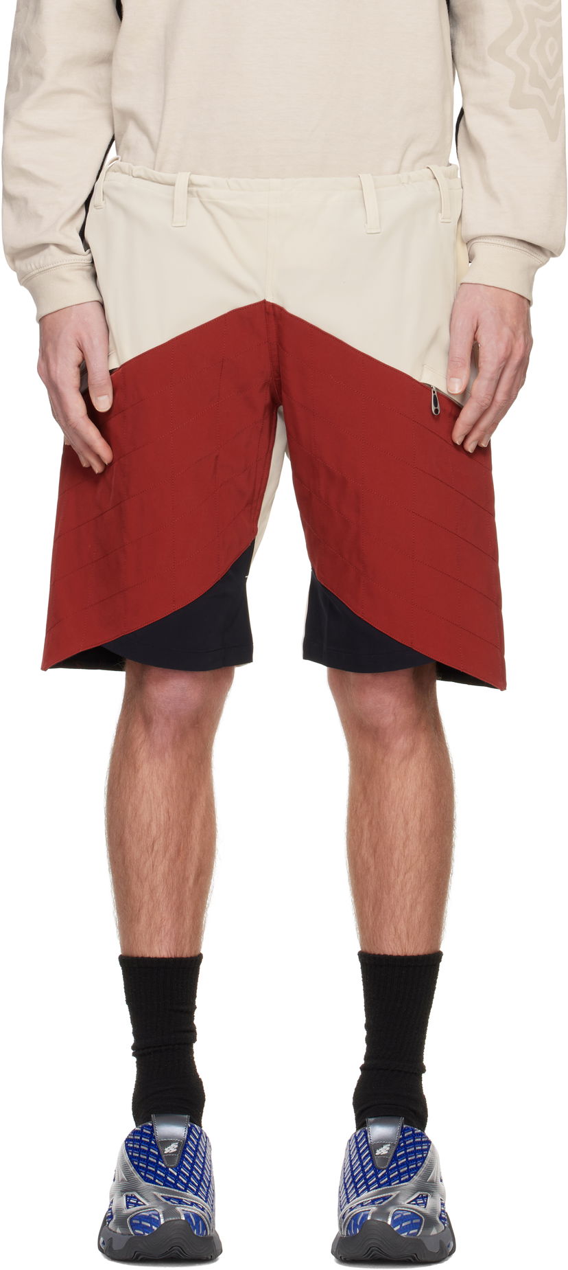 Shorts Asics Liatrisory Colorblock Shorts Röd | 2203A293-020
