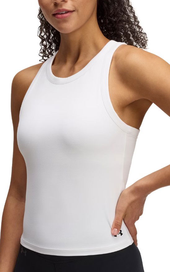Linne Under Armour Under Armour Motion High Neck Tank Top Vit | 1390367-100