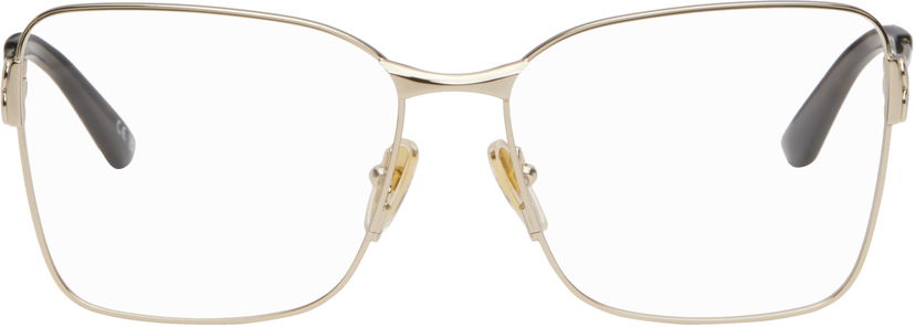 Solglasögon Balenciaga Balenciaga Mercury Squared Metal Glasses Metallisk | BB0339O-003