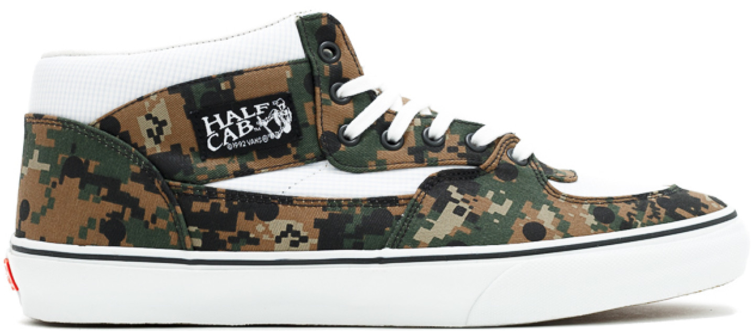 Sneakers och skor Vans Half Cab Supreme x CDG Digi Camo Olive Brun | VN0VFD9OS, 0