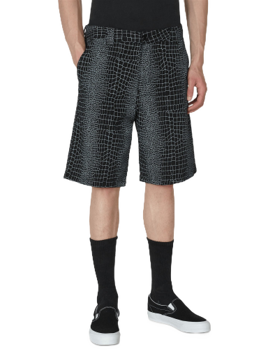 Shorts Fucking Awesome Crocodile Shorts Svart | PN5490 001