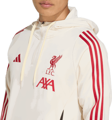 Sweatshirt adidas Originals Liverpool FC Tiro Training Hoodie Vit | jv9018, 2