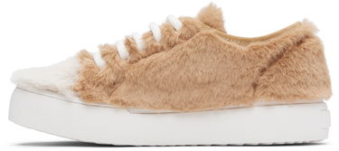 Sneakers och skor Marni Marni Kids Faux-Fur Beige | 82034, 2