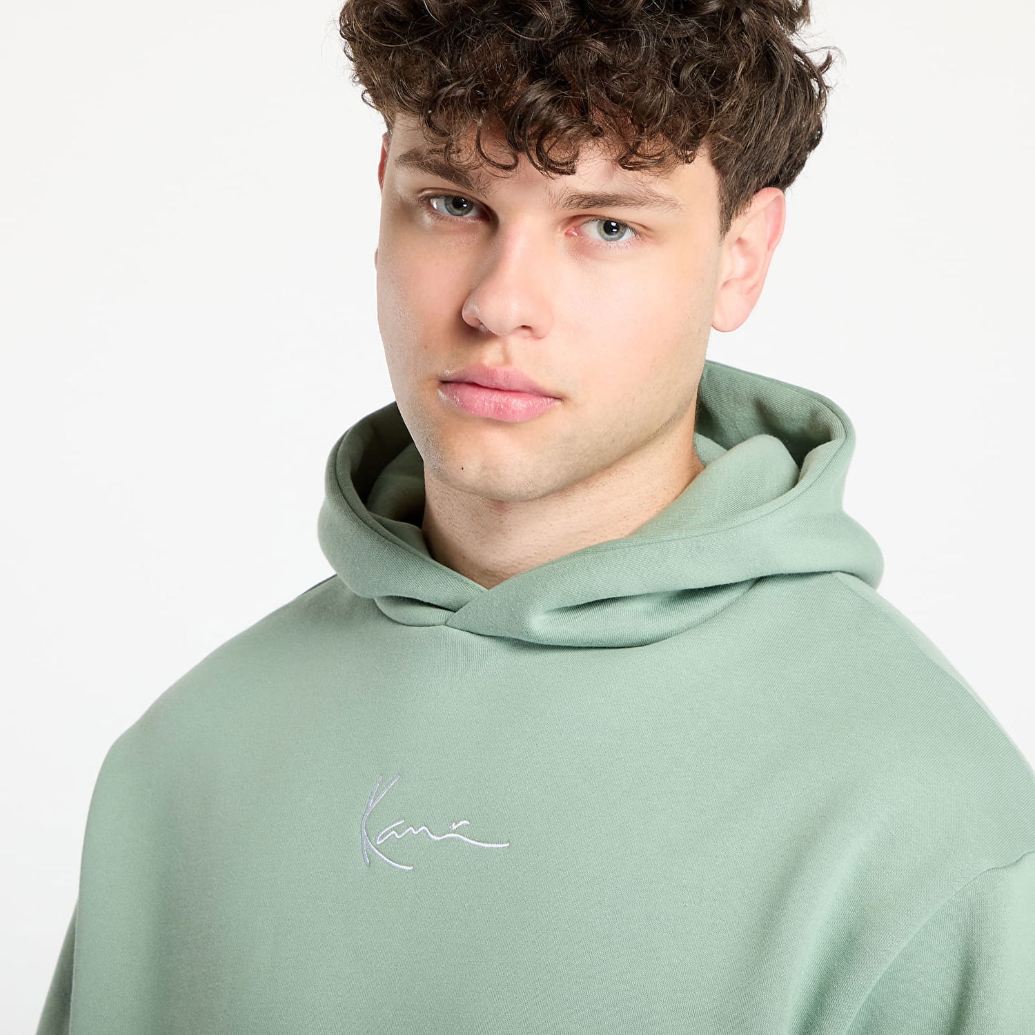 Sweatshirt Karl Kani Karl Kani Small Signature Essential Hoodie Grön | PD00008143, 1