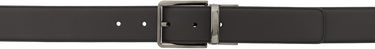 Bälten ZEGNA Reversible Leather Belt Svart | LHACR-B022UZ, 0