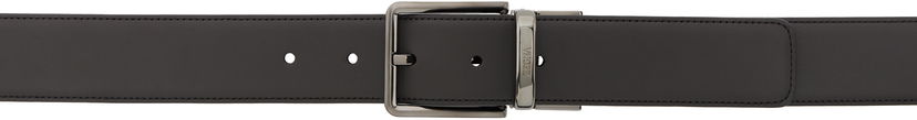 Bälten ZEGNA Reversible Leather Belt Svart | LHACR-B022UZ