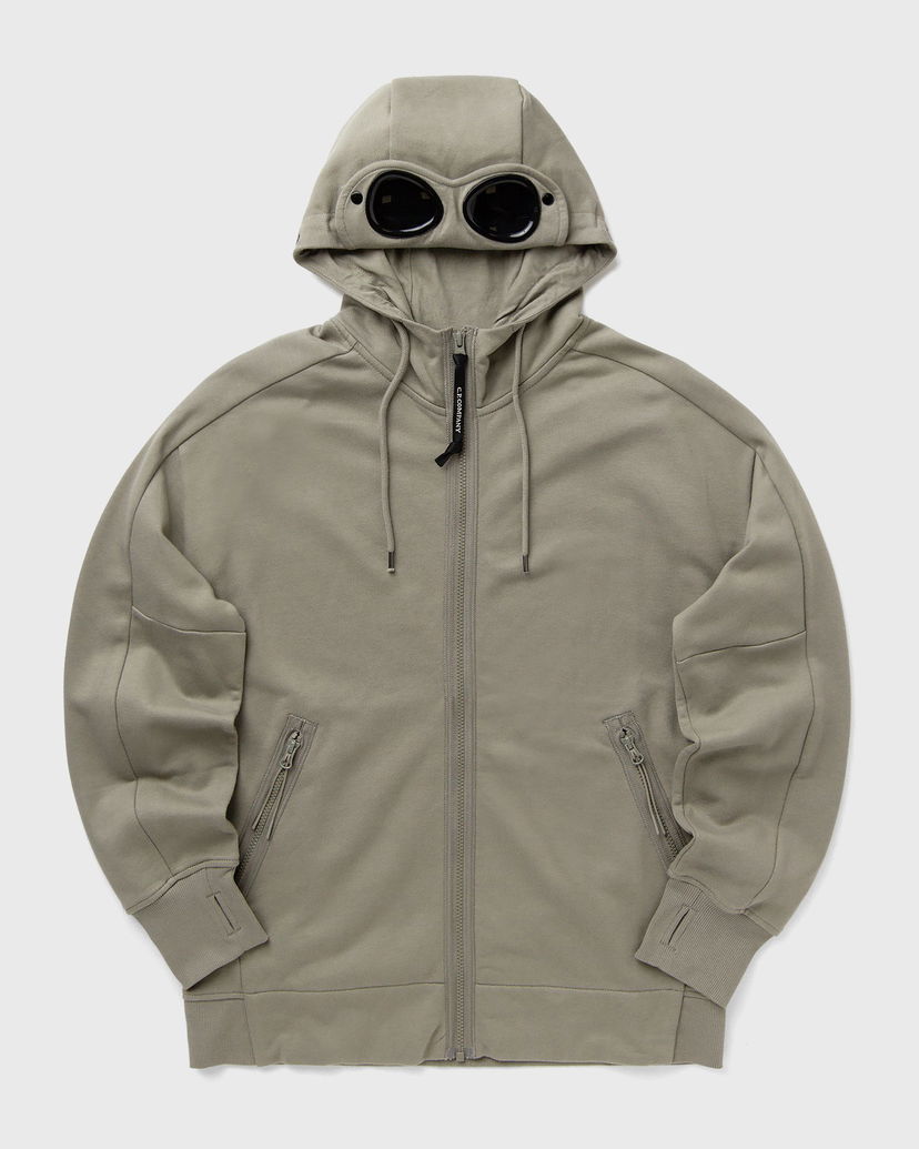Sweatshirt C.P. Company Hooded Zip-Up Sweatshirt Grå | 19CMSS715A005086W-356