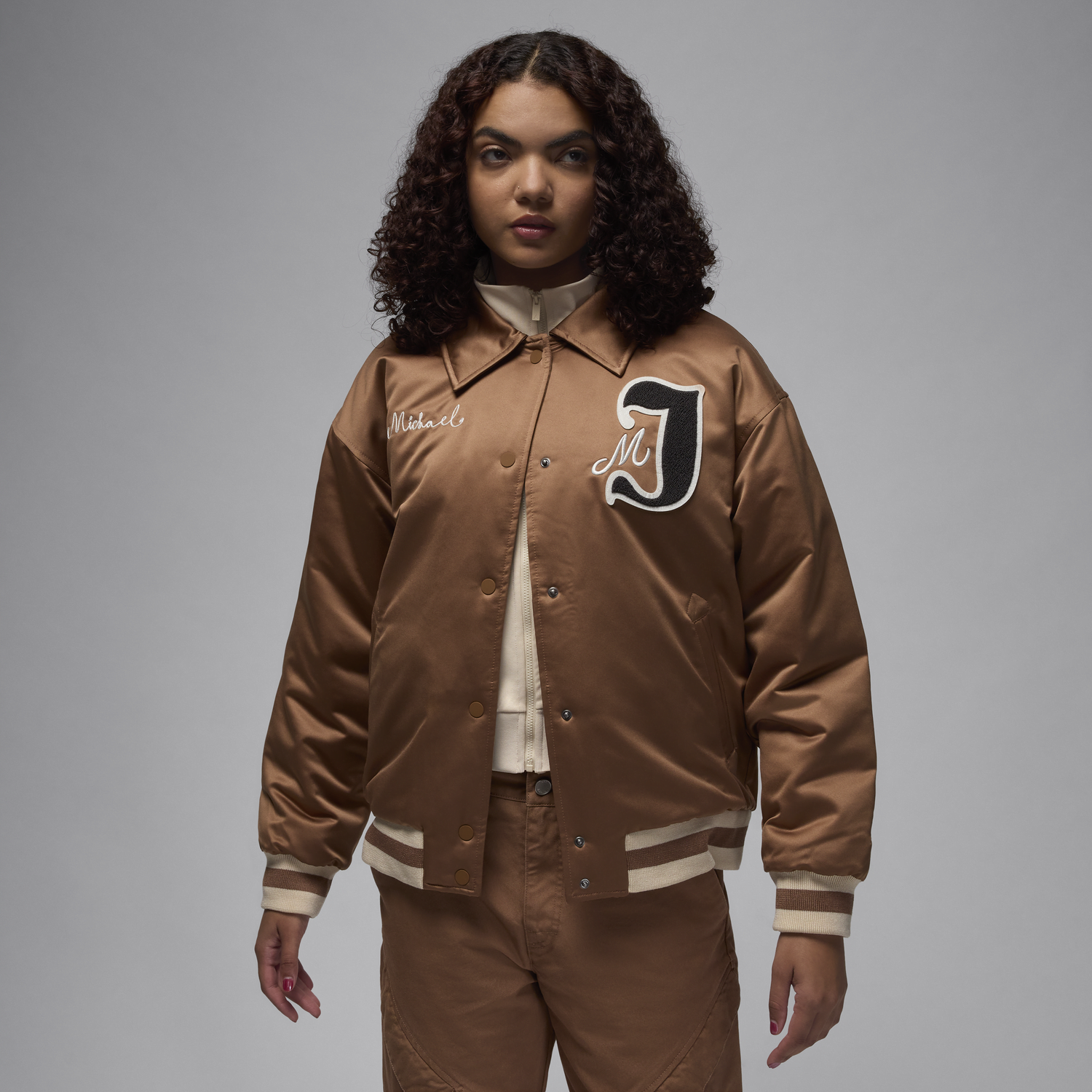 Bomberjacka Jordan Bomber Jacket Brun | FV7137-223, 0