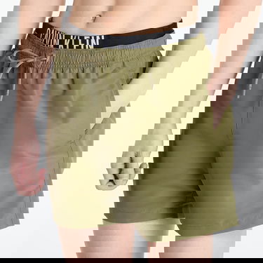 Badkläder CALVIN KLEIN Calvin Klein Jeans Medium Double WB Boardshorts Grön | KM0KM01093 LB6, 1