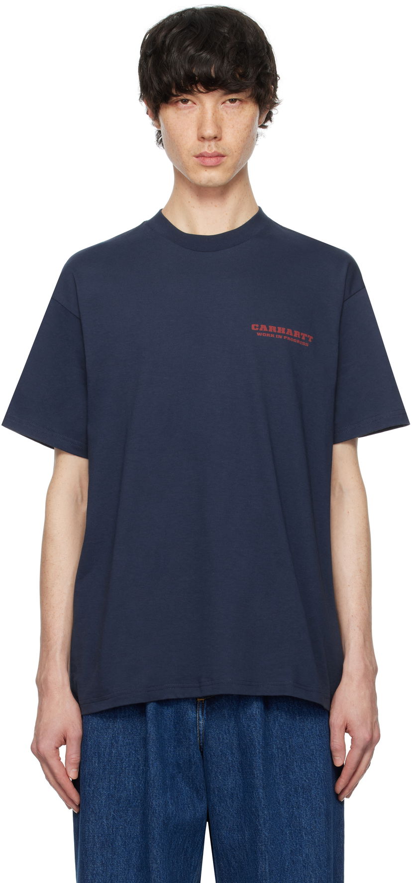T-shirt Carhartt WIP Carhartt WIP Runaway T-Shirt Mörkblå | I034409