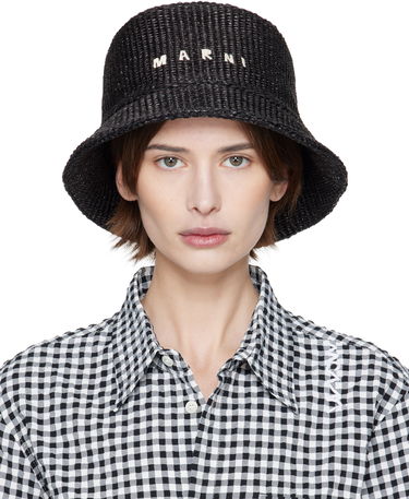 Hatt Marni Embroidered Bucket Hat Rosa | CLMC0067S1 UAC004, 3