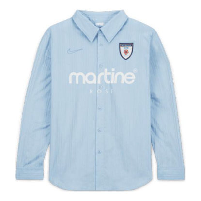 Skjorta Nike Martine Rose Logo Long Sleeve Shirt Blå | AQ4458-001