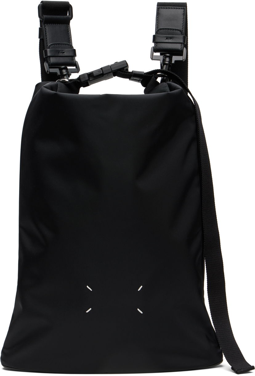 Ryggsäck Maison Margiela Maison Margiela High Tech Roll Up Backpack Svart | SB1WA0015 P6763