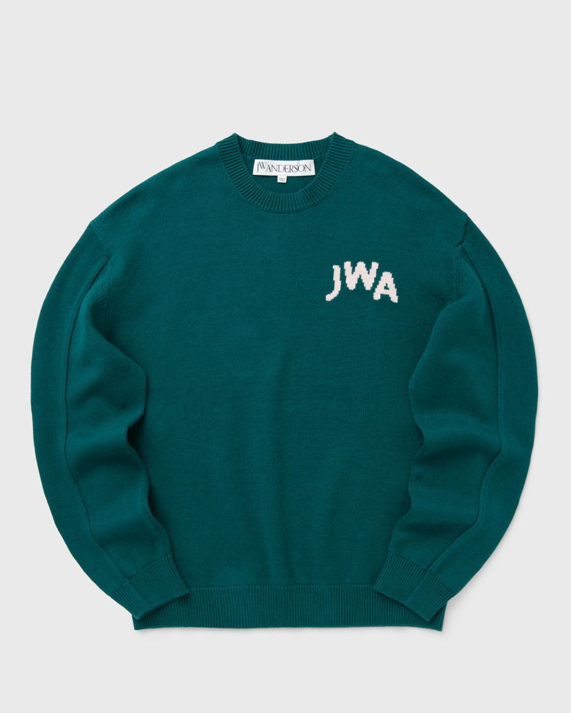 Sweater JW Anderson JW Anderson JWA Crew Neck Jumper Grön | KW1348-YN0398-540