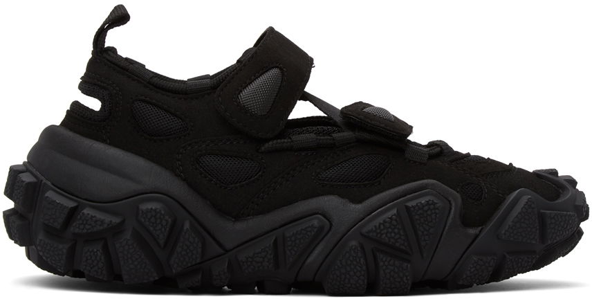 Sneakers och skor Acne Studios Black Suede & Mesh Velcro Svart | AD0284, 0