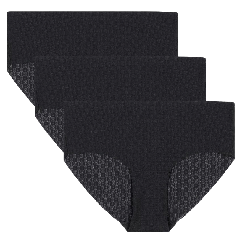Trosor Under Armour Under Armour Solid 3-Pack Hipster Panties Svart | 1390413-001
