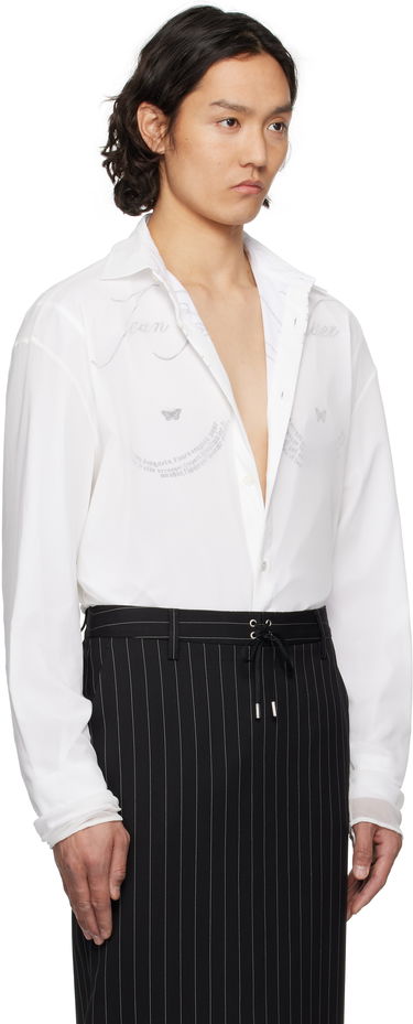 Skjorta Jean Paul Gaultier Jean Paul Gaultier 'The Tattoo Poem' Shirt Vit | 25/34-U-CH093-C586-0001, 1