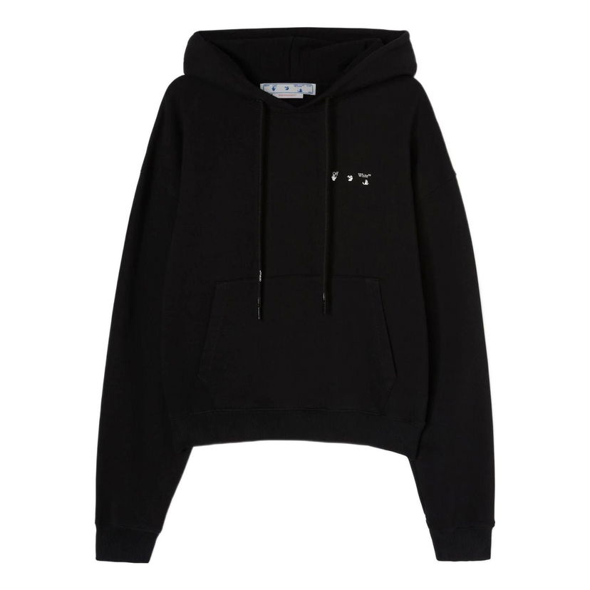 Sweatshirt Off-White Caravaggio Painting Print Hoodie Svart | OMBB037C99FLE0041001