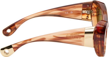Solglasögon Jean Paul Gaultier Jean Paul Gaultier 'The Parisian Cat' Sunglasses Brun | 25/03-U-EY001-X059-18, 1