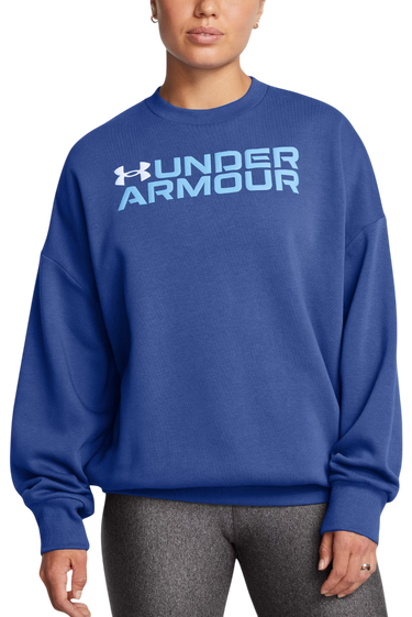 Sweatshirt Under Armour Fleece Crewneck Sweatshirt Blå | 1386513-432, 0