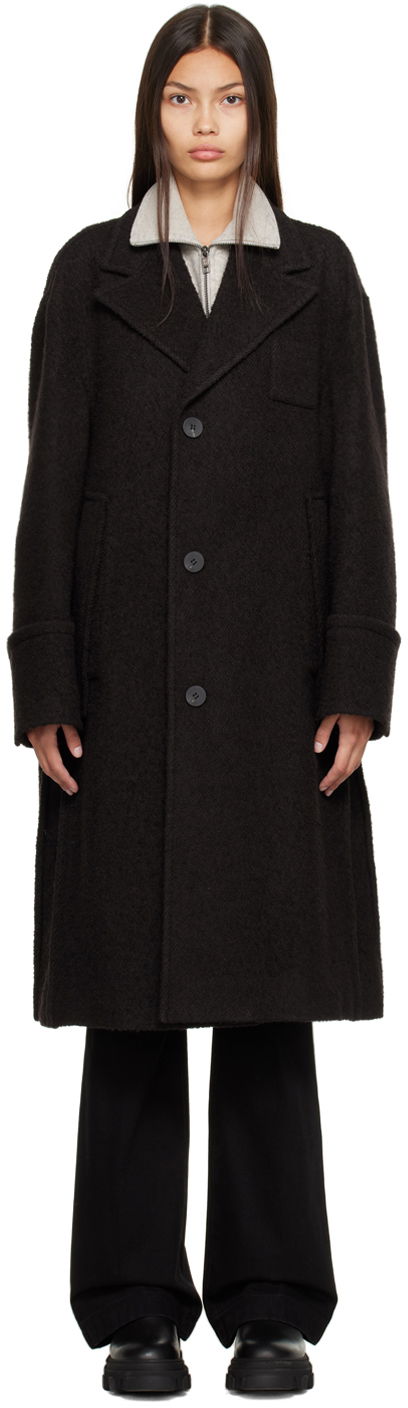 Rockar WOOYOUNGMI WOOYOUNGMI Single Breasted Coat Svart | W223HC06