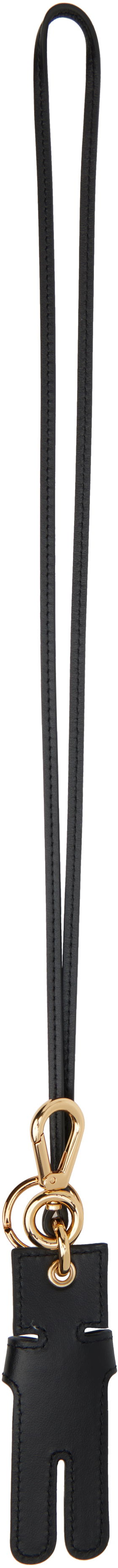 Nyckelringar Jacquemus Jacquemus La Croisière 'The Amico' Leather Keychain Svart | 25E255AC348-3000, 1