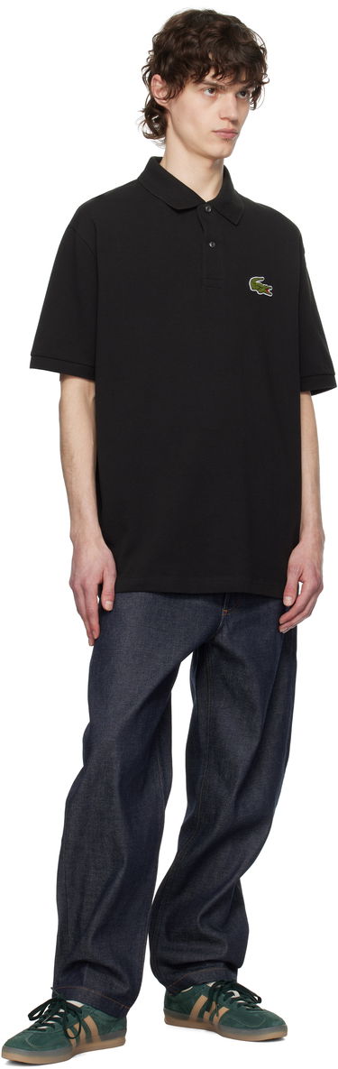 Polotröja Lacoste Loose Fit Pique Badge Polo Svart | PH2751_031, 3