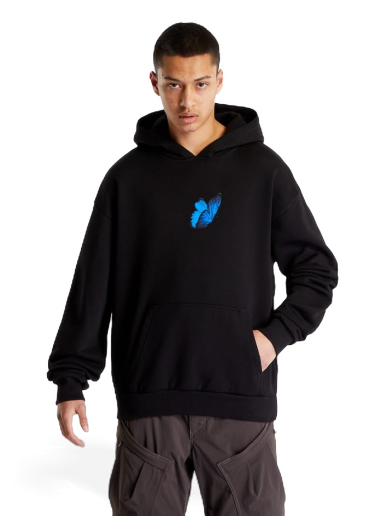 Sweatshirt Urban Classics Le Papillon Heavy Oversize Hoodie Svart | MT1919-00007